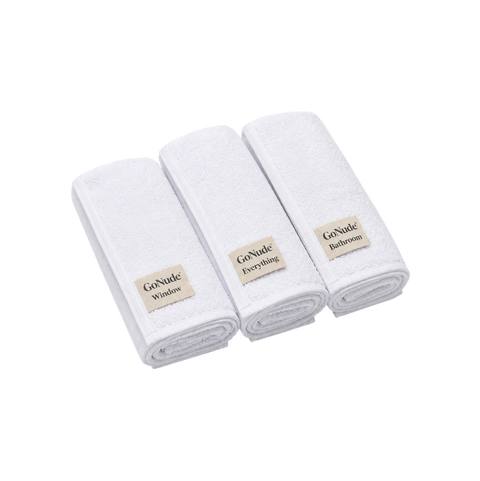 Bamboo Microfibre Cloth set of 3 (Everything,Bathroom,Window)