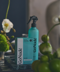 Go Nude Glass & Mirror Cleaner concentrate and Water Keeper bottle lifestyle